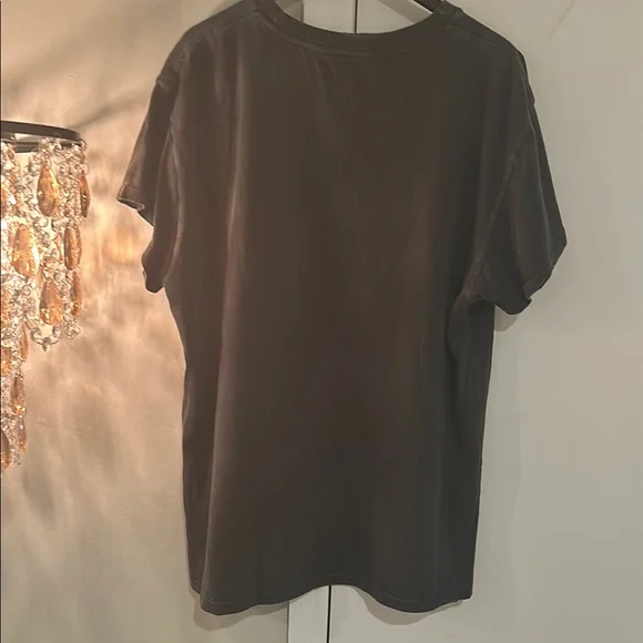 MadeWorn Black Short Sleeve Tee Eric Clapton with glitter effects on design M/L - Picture 10 of 10